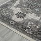 Amer Rugs Alexandria 2" x 6" Ivory and Stone Gray Runner, , large