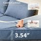 HOMLUX 8-Piece Patio Sectional Set in Denim Blue, , large