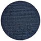 Feizy Luna 10" Round Dark Blue Area Rug, , large