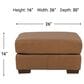 Marlowe Home Ottoman in Pancho Camel, , large