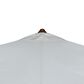 Four Hands Baska 7" x 9.8" Outdoor Rectangular Umbrella without Base in Arashi Salt, , large
