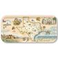 Xplorer Maps Texas Map Small Rectangular Wood Serving Tray, , large