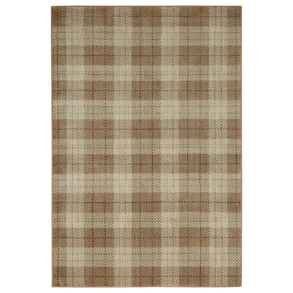 Karastan Studio 91929 5'3" x 7'10" Beige Area Rug, , large