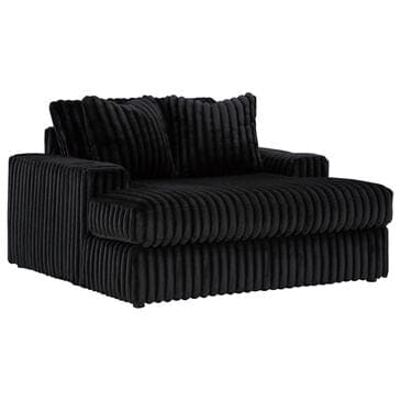 Ashley Midnight-Madness Oversized Chaise in Onyx, , large