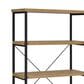 Pacific Landing Analiese 4-Shelf Bookshelf in Mango and Black, , large