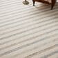 Chris Loves Julia x Loloi Chris 8"6" x 11"6" Ivory and Slate Area Rug, , large