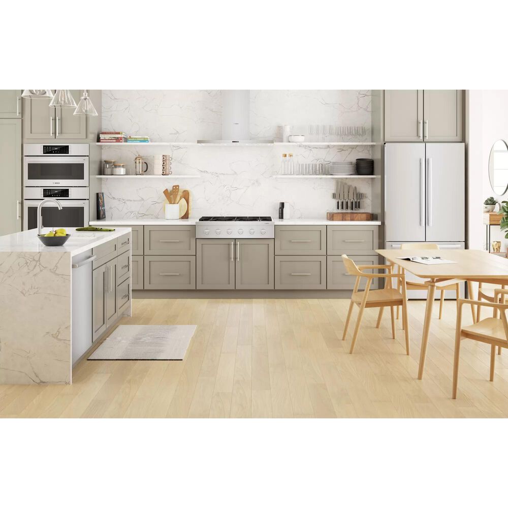 Bosch 36" Gas Cooktop with 6 Burners in Stainless Steel Shop NFM