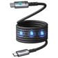 INUI Leopard 100W Magnetic Fast Charging Cable in Black, , large