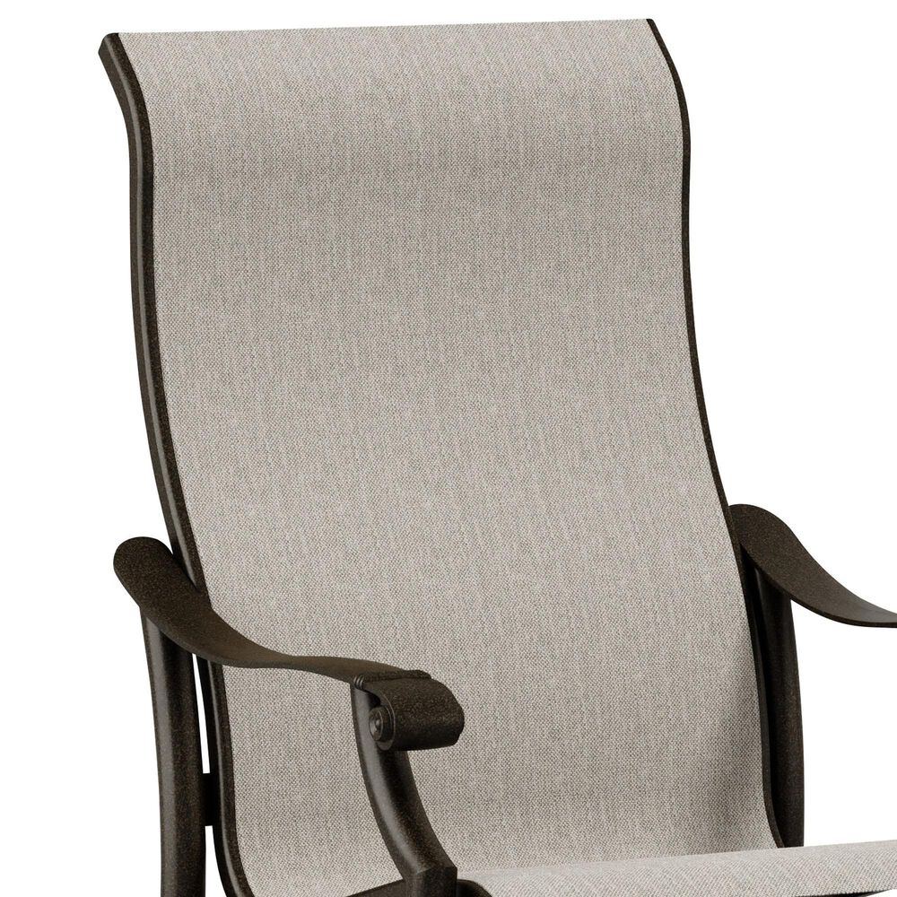 Tropitone Montreux Patio Swivel Rocker Chair in Beige Grey, , large