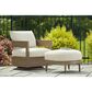 Ashley Serene Bay Swivel Glider Chair in White, , large