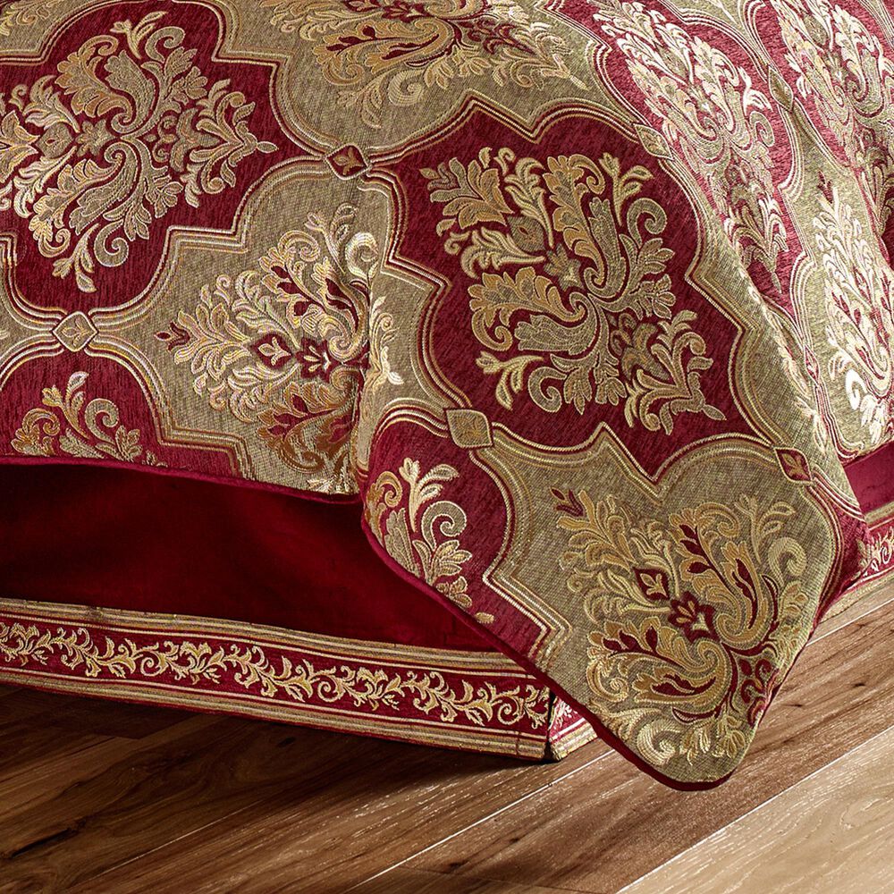 J. Queen New York Maribella 4-Piece King Comforter Set in Crimson, , large