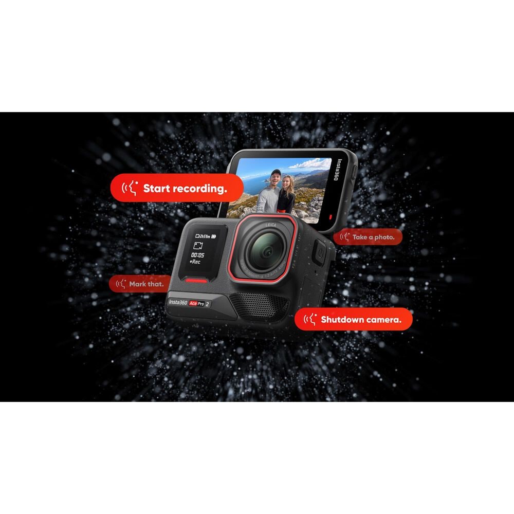 Insta360 Ace Pro 2 Standard Bundle Action Camera with Dual Battery in Black, , large