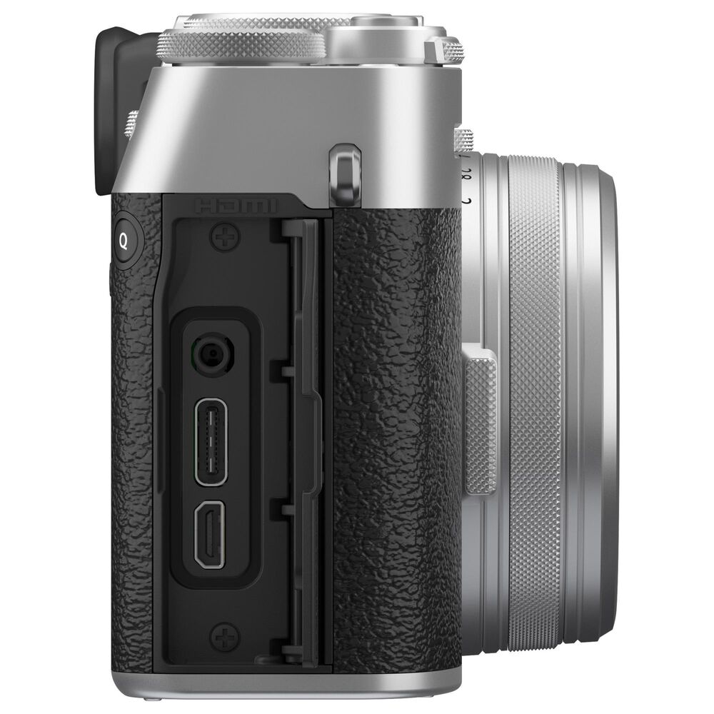 Fujifilm X100VI Point and Shoot Digital Camera in Silver, , large