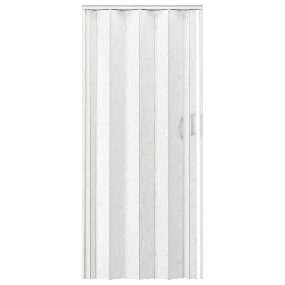 Rta Products Llc Loft Series 48" Premium Double Walled PVC Foldable Accordion Doors in White Oak, , large