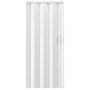 Rta Products Llc Loft Series 48" Premium Double Walled PVC Foldable Accordion Doors in White Oak, , large