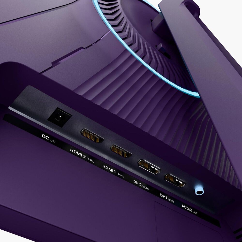 Arozzi Nova 27" IPS 180Hz Gaming Monitor in Purple, , large