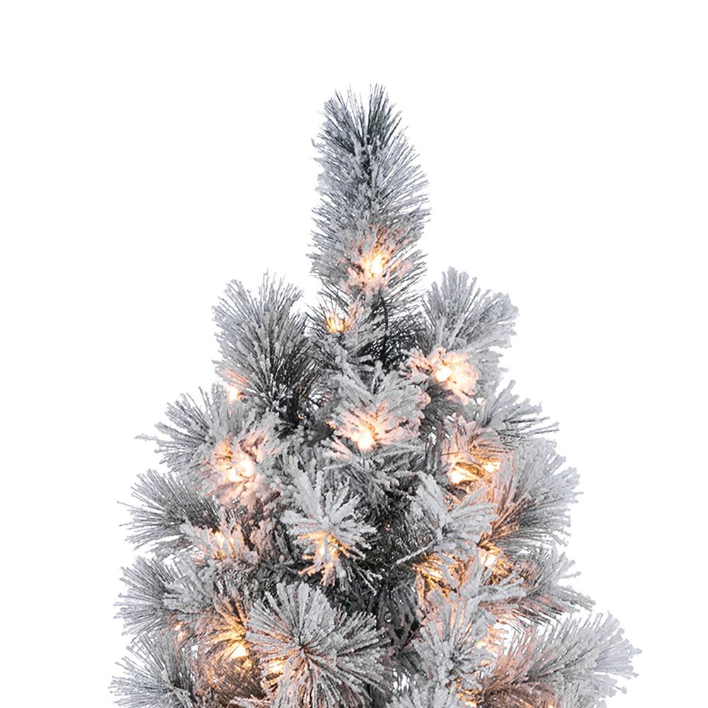 The Gerson Company 9&#39; Pre-Lit Boise Pine Christmas Tree in Green, , large