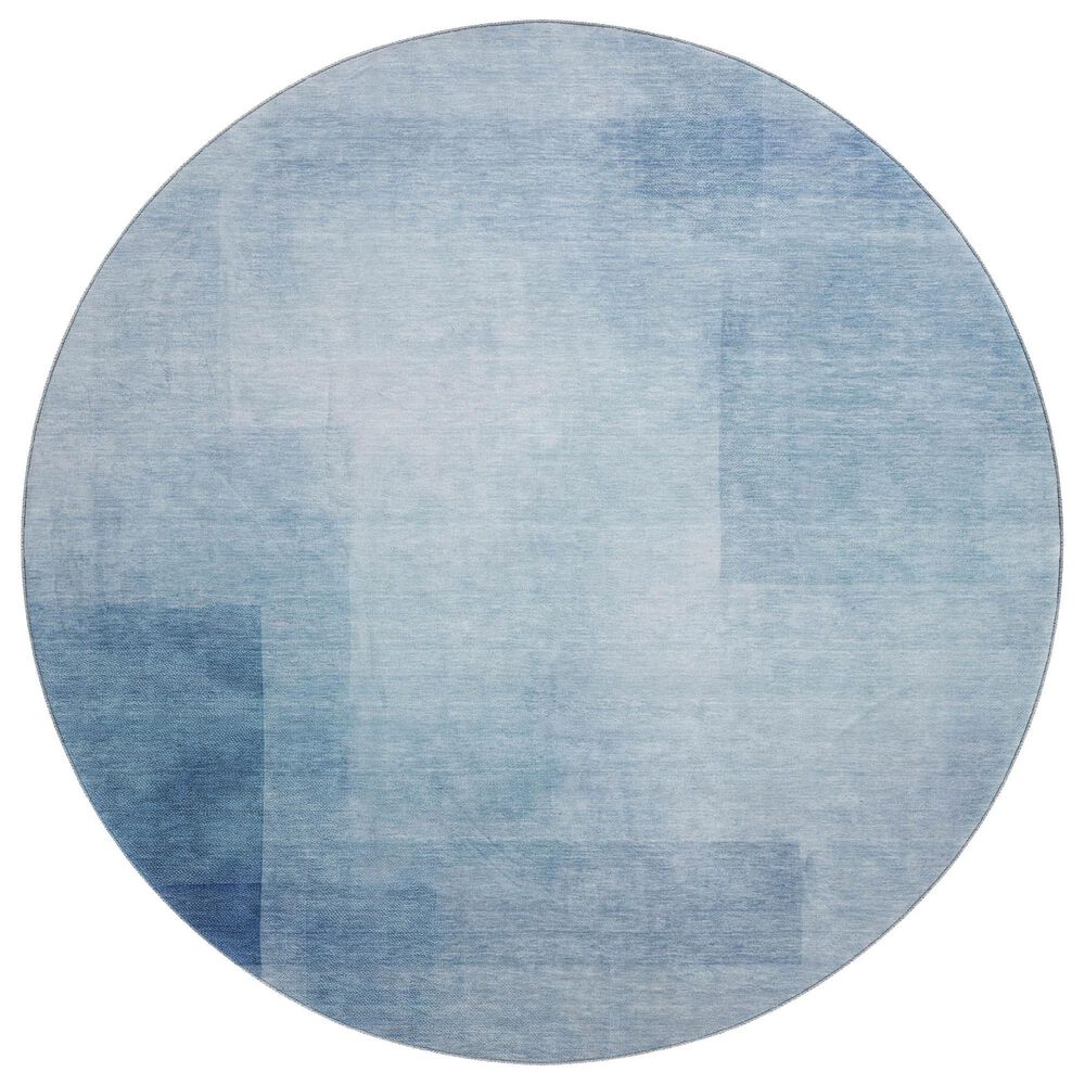 Dalyn Rug Company Pacifica PA5 8" Round Blue Area Rug, , large