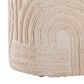 LumiSource Tahoe 18" Sand Storage Ottoman in Beige, , large