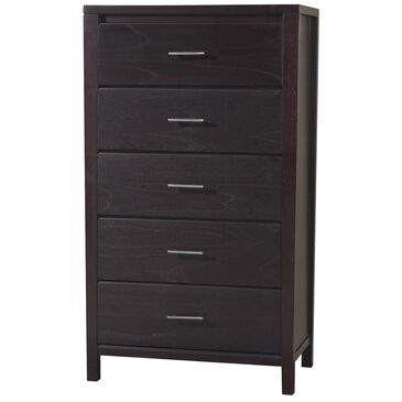 Living Essentials Nevis 5 Drawer Chest in Espresso, , large