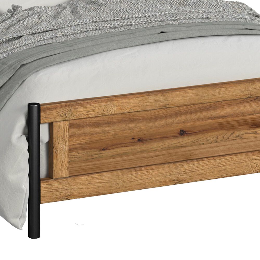 Hawthorne Furniture Norcross Queen Panel Bed in Hickory, , large