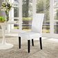Modway Confer Dining Vinyl Side Chair in White, , large