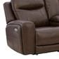 Ashley Gravier Power Reclining Loveseat with Console and Adjustable Headrest in Cordova, , large
