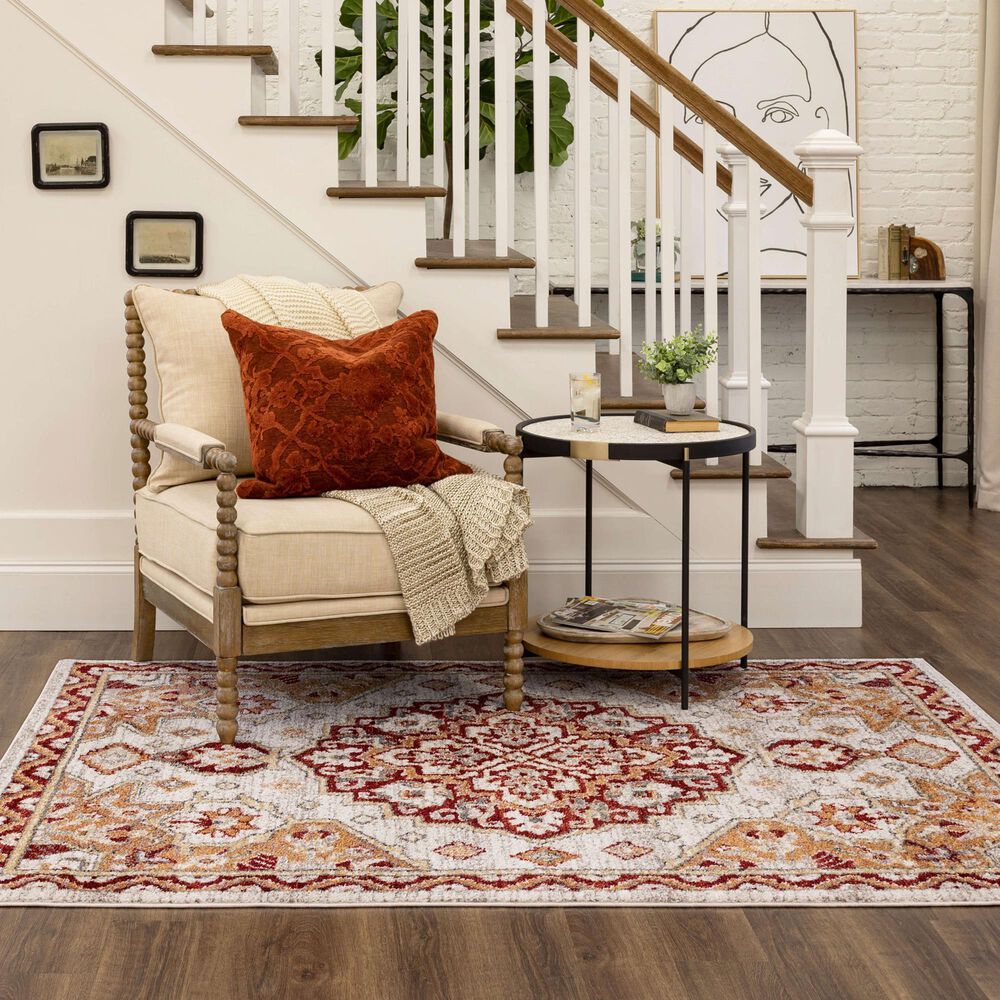 Mohawk Whimsy R1113 Gold 5'3" x 8' Area Rug, , large