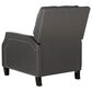 Linon Home Decor Portico Push Back Recliner in Gray, , large