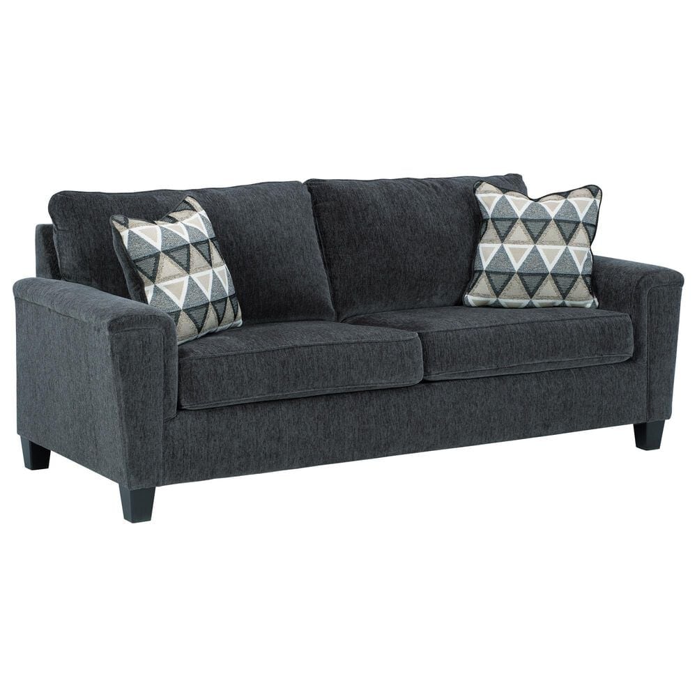 Ashley Abinger Stationary Queen Sofa Sleeper in Smoke, , large
