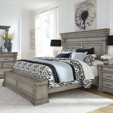 Chapel Hill Madison Ridge California King Storage Bed in Bluff Gray, , large