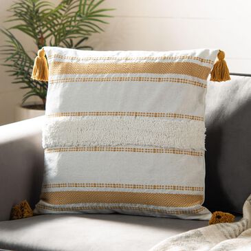 Safavieh Polli 20" Pillow in Mustard, , large