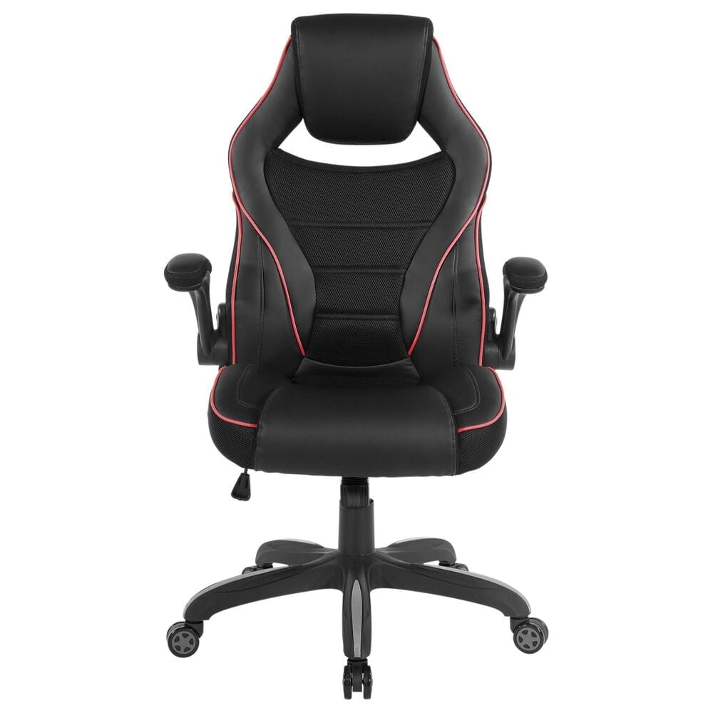 Valor Living Xeno Gaming Chair in Black and Red, , large