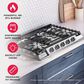 Frigidaire Professional 30" Gas Cooktop in Stainless Steel, , large