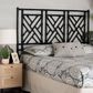 Baxton Studio Karavo Queen Standalone Headboard in Black, , large