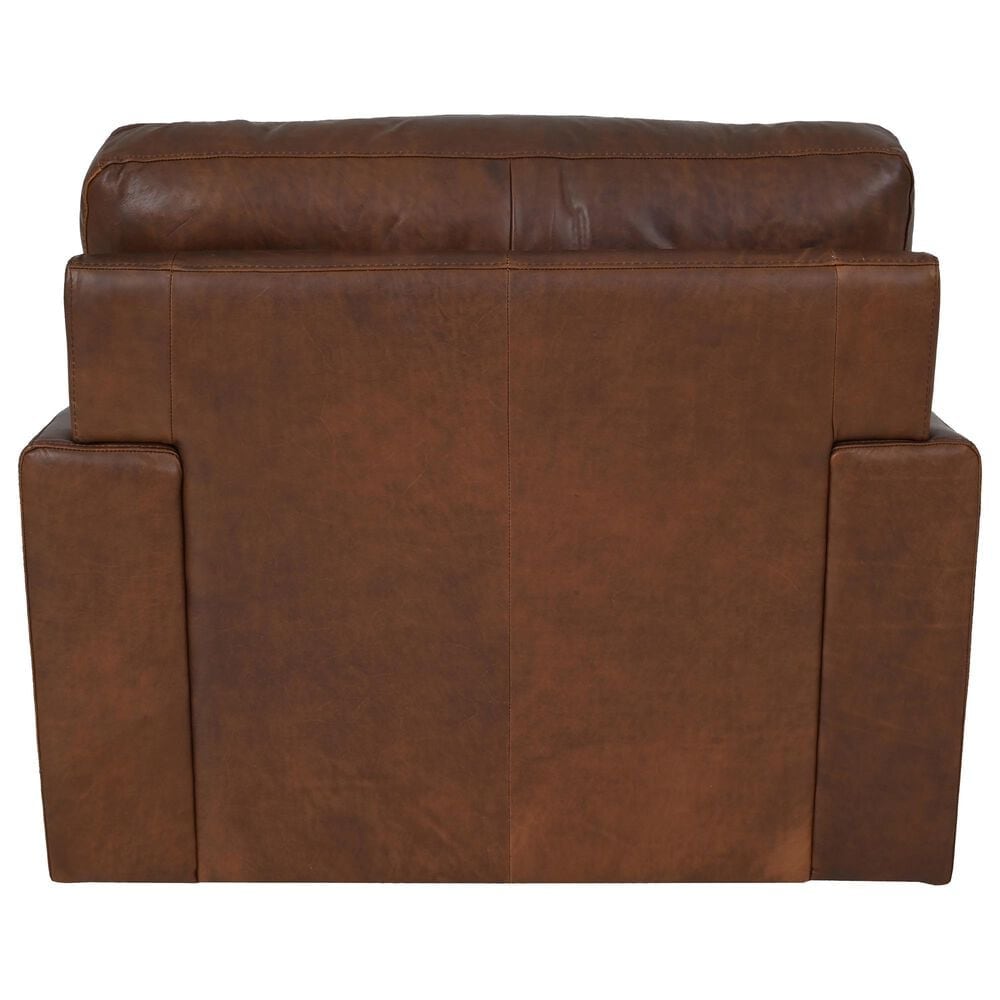 Bordeaux &amp; Co Florence Stationary Sofa and Swivel Chair Set in Academy Hickory, , large