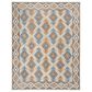 Safavieh Micro-Loop Southwestern 8" x 10" Blue and Beige Area Rug, , large