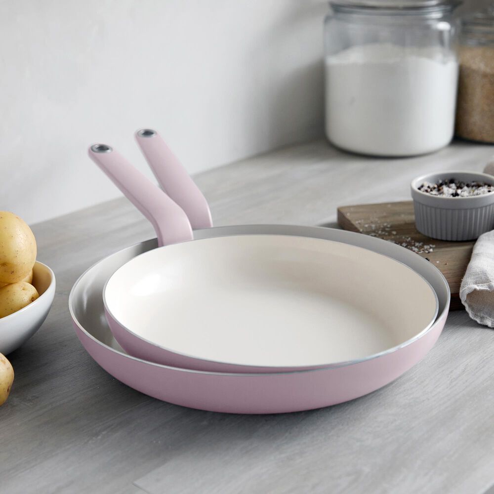 Green Pan Rio Advanced 2-Piece Frypan Set in Pink, , large