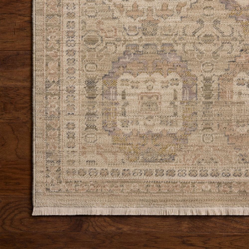 Loloi Reign Linen and Lilac 4' x 6' Area Rug, , large