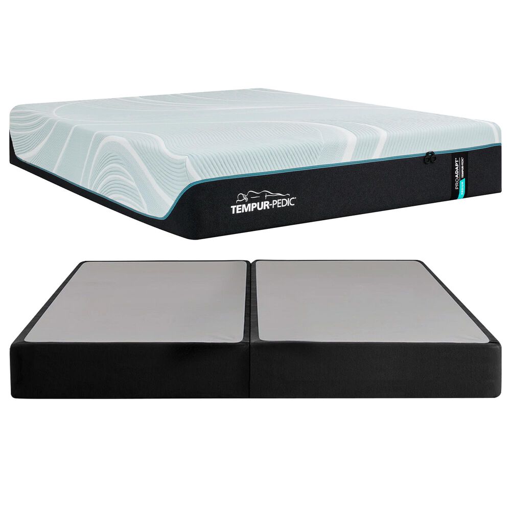 Tempur-Pedic ProAdapt 2.0 Medium Split California King Mattress with Low Profile Box Springs, , large