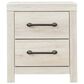 Ashley Cambeck 2 Drawer Nightstand in Whitewash with USB Ports, , large