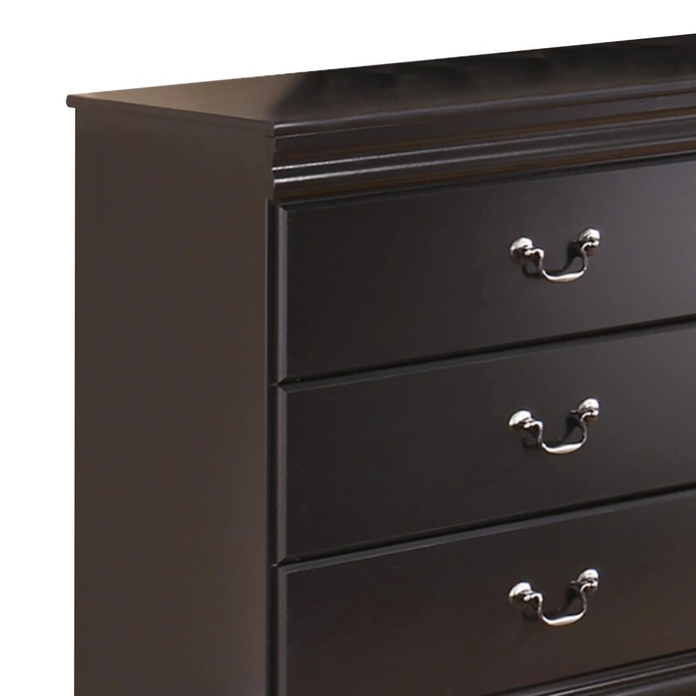 Ashley Huey Vineyard 6-Drawer Dresser and Mirror in Black, , large