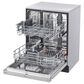 LG 24" Front Control Smart Dishwasher in Stainless Steel, , large