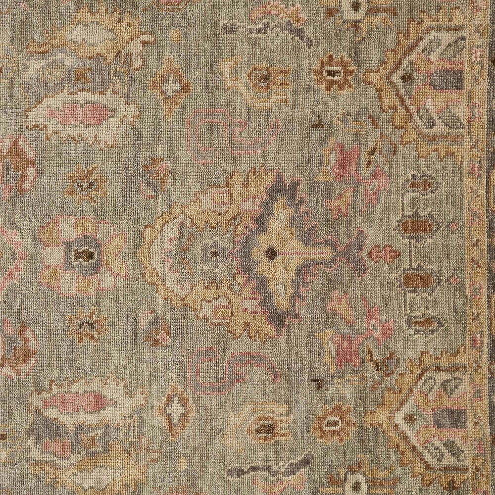 Feizy Carrington 5&#39;6&quot; x 8&#39;6&quot; Gray and Pink Area Rug, , large