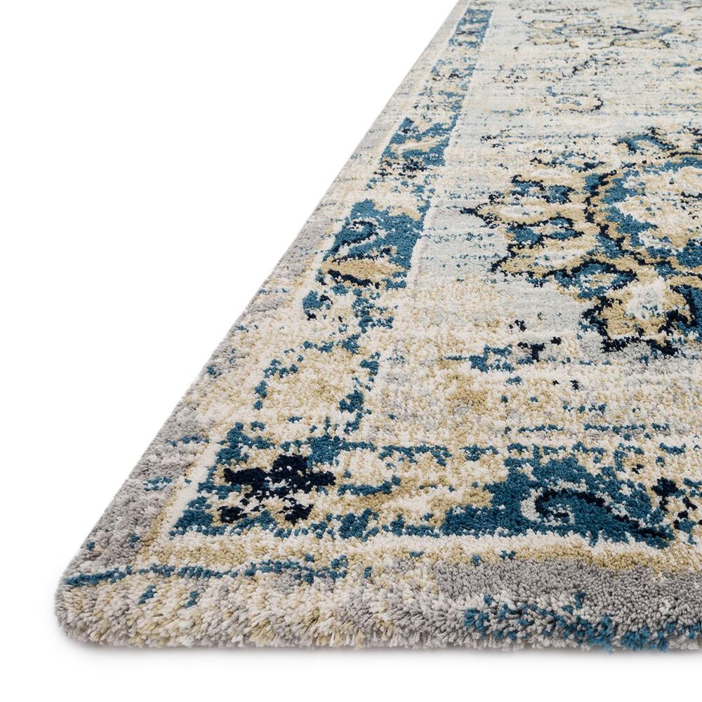 Loloi Torrance TC-05 2&#39;7&quot; x 10&#39; Grey/Navy Runner, , large