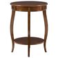 Linon Home Decor Rainbow Side Table in Hazelnut, , large