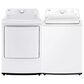 LG 4.3 Cu. Ft. Top Load Washer and 7.3 Cu. Ft. Gas Dryer Laundry Pair in White, , large