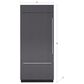 Sub Zero 20.7 Cu. Ft. Built-In Over and Under Refrigerator with Left Hinge in Panel Ready, , large