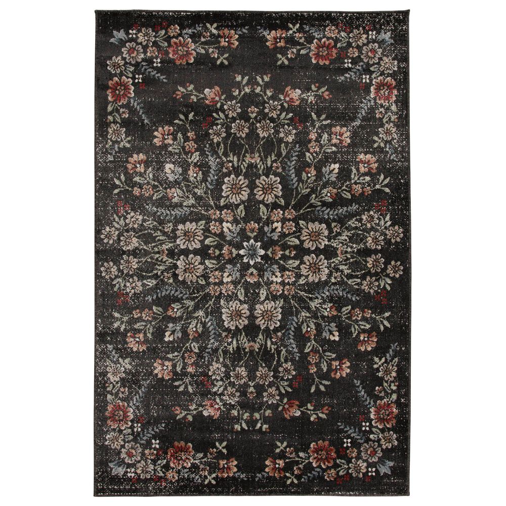 Central Oriental Heirloom Neville Abbey and Navajo White 5"3" x 7"7" Area Rug, , large