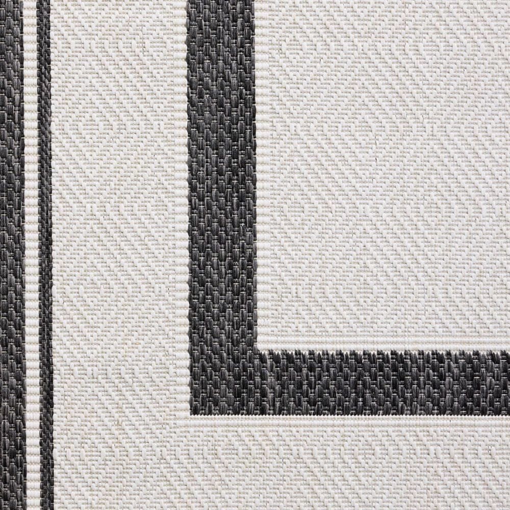 Loloi Easton Onyx and Ivory 2&#39;3&quot; x 3&#39;9&quot; Indoor/Outdoor Area Rug, , large